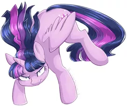 Size: 900x755 | Tagged: safe, artist:vampireselene13, derpibooru import, twilight sparkle, twilight sparkle (alicorn), alicorn, pony, frown, glare, looking at you, simple background, solo