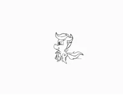 Size: 3300x2550 | Tagged: artist:lordcurly972, cutie mark, derpibooru import, monochrome, newbie artist training grounds, safe, scootaloo, scooter, solo, the cmc's cutie marks