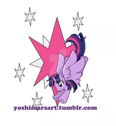 Size: 1024x1117 | Tagged: safe, artist:yoshimarsart, derpibooru import, twilight sparkle, twilight sparkle (alicorn), alicorn, pony, solo, watermark