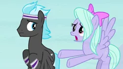 Size: 1280x720 | Tagged: safe, derpibooru import, screencap, flitter, thunderclap, pony, it ain't easy being breezies