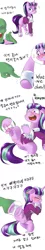 Size: 1000x5500 | Tagged: artist:wookylee, blushing, comic, derpibooru import, featureless crotch, fetish, frog (hoof), hoof fetish, korean, oc, oc:anon, snowfall frost, spats, starlight glimmer, suggestive, translation, underhoof