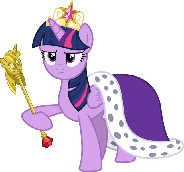 Size: 11058x10325 | Tagged: safe, artist:kevinerino, derpibooru import, twilight sparkle, twilight sparkle (alicorn), alicorn, pony, princess twilight sparkle (episode), .svg available, absurd resolution, clothes, female, folded wings, mare, robe, scepter, simple background, solo, transparent background, twilight scepter, vector, wings