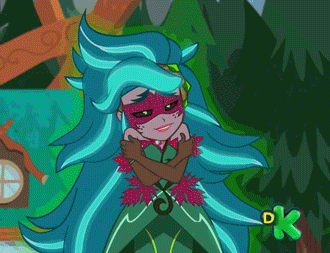 Size: 330x253 | Tagged: safe, derpibooru import, edit, edited screencap, screencap, gaea everfree, gloriosa daisy, equestria girls, legend of everfree, animated, discovery kids, gaea everfree's great hugs, geode of empathy, geode of fauna, geode of shielding, geode of sugar bombs, geode of super speed, geode of super strength, geode of telekinesis, gif, magical geodes, reversed, solo, we will stand for everfree