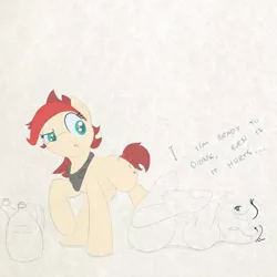 Size: 1200x1200 | Tagged: 8chan, apology, artist:anonymous, bandana, confused, context is for the weak, context needed, cyoa:sketchy, derpibooru import, dialogue, oc, oc:red pone (8chan), oc:sketchy, oc:sketchy (8chan), /pone/, safe, text, unofficial characters only