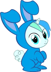 Size: 9451x13376 | Tagged: safe, artist:cyanlightning, derpibooru import, oc, oc:cyan lightning, unofficial characters only, pony, rabbit, unicorn, absurd resolution, animal, animal costume, bunny costume, clothes, colt, costume, cyan's bunnies, male, simple background, solo, transparent background, vector