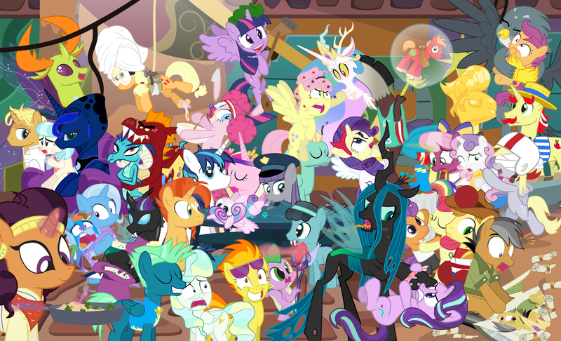 Size: 1875x1140 | Tagged: safe, artist:dm29, derpibooru import, apple bloom, applejack, big macintosh, boulder (pet), braeburn, cheerilee, coco pommel, crystal hoof, daring do, derpy hooves, discord, flam, flim, fluttershy, gabby, garble, gladmane, gourmand ramsay, maud pie, pinkie pie, princess cadance, princess celestia, princess ember, princess flurry heart, princess luna, queen chrysalis, quibble pants, rainbow dash, rarity, saffron masala, scootaloo, shining armor, sky stinger, snowfall frost, spike, spirit of hearth's warming yet to come, spitfire, starlight glimmer, sunburst, sweetie belle, tender taps, thorax, trixie, twilight sparkle, twilight sparkle (alicorn), vapor trail, zephyr breeze, alicorn, changedling, changeling, dragon, gryphon, pony, undead, zombie, 28 pranks later, a hearth's warming tail, applejack's "day" off, buckball season, dungeons and discords, every little thing she does, flutter brutter, gauntlet of fire, newbie dash, no second prances, on your marks, ppov, spice up your life, stranger than fan fiction, the cart before the ponies, the crystalling, the fault in our cutie marks, the gift of the maud pie, the saddle row review, the times they are a changeling, to where and back again, top bolt, viva las pegasus, where the apple lies, angel rarity, angry, backwards cutie mark, basket, basketball, bathrobe, beach chair, bloodstone scepter, body pillow, bottomless, broom, bubble, buckball, cheerileeder, cheerleader, clothes, cold, cookie zombie, couch, cracked armor, crossing the memes, cutie mark, dancing, daring daki, devil rarity, discord's celestia face, disguise, disguised changeling, dragon lord spike, emble, female, filly, final form, first half of season 6, flim flam brothers, friendship bracelet, garble's hugs, gordon ramsay, handkerchief, hat, hearth's warming, hiatus, hug, jewelry, king thorax, magic bubble, male, mane six, meme, menu, now you're thinking with portals, opposite fluttershy, partial nudity, pinktails pie, portal, present, rainbow trash, robe, safety goggles, scroll, shipping, sick, speed racer, sports, straight, sweeping, sweepsweepsweep, tenderbloom, the cmc's cutie marks, the meme concludes, the meme continues, the story so far of season 6, this is my final form, tiara, tissue, toolbelt, top hat, towel, trash can, twilight sweeple, uniform, wall of tags, wonderbolts uniform