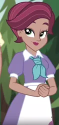 Size: 340x720 | Tagged: safe, derpibooru import, screencap, dove (character), equestria girls, legend of everfree, clothes, dress, female, solo