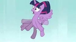 Size: 1920x1080 | Tagged: safe, derpibooru import, screencap, twilight sparkle, twilight sparkle (alicorn), alicorn, pony, princess twilight sparkle (episode), falling, great moments in animation, smear frame, solo, twilight can't fly
