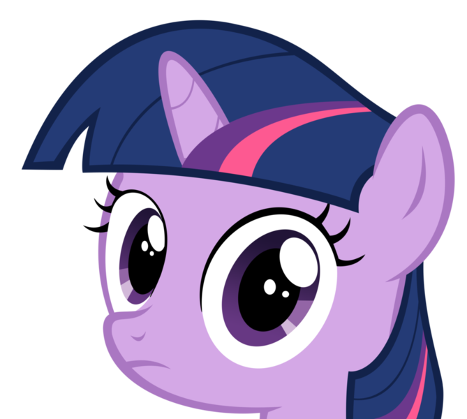 Size: 900x807 | Tagged: artist needed, derpibooru import, frown, looking at you, safe, simple background, solo, stare, sweetie belle's stare, transparent background, twilight sparkle, vector