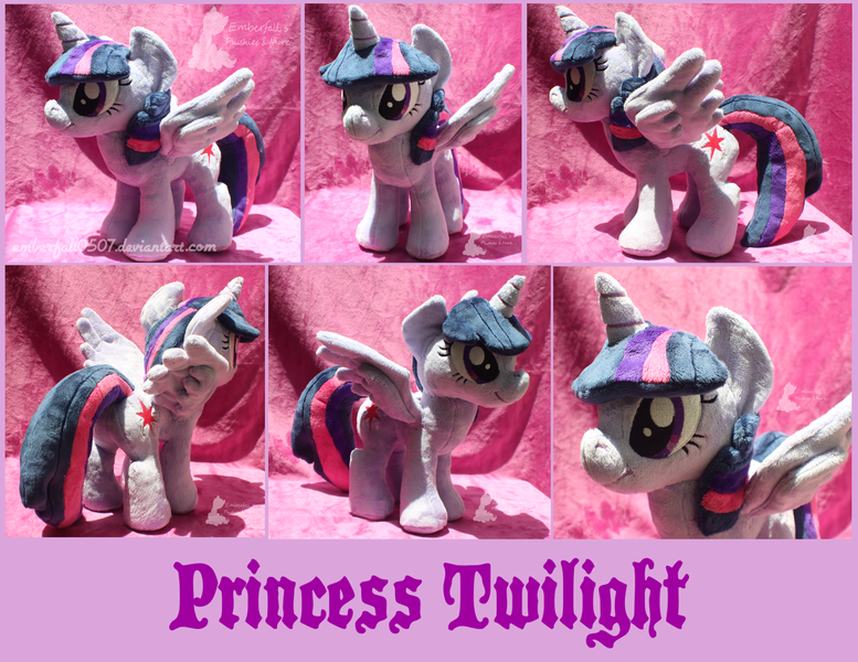 Size: 1600x1236 | Tagged: safe, artist:emberfallplush, derpibooru import, twilight sparkle, twilight sparkle (alicorn), alicorn, pony, irl, photo, plushie, solo