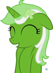 Size: 1626x2243 | Tagged: safe, artist:arifproject, derpibooru import, oc, oc:upvote, ponified, unofficial characters only, pony, unicorn, derpibooru, arif's angry pone, bust, derpibooru ponified, eyes closed, floppy ears, happy, meta, simple background, smiling, solo, transparent background, vector