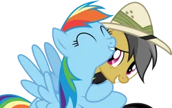 Size: 6001x3765 | Tagged: absurd resolution, artist:deratrox, daring do, daring don't, derpibooru import, hug, rainbow dash, safe, simple background, .svg available, transparent background, vector