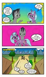 Size: 3000x5000 | Tagged: artist:astroanimations, blushing, comic, comic:celestia's yearning, derpibooru import, female, flirting, hopebra, idw, king sombra, male, radiant hope, reformed sombra, safe, shipping, straight