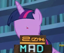 Size: 598x494 | Tagged: safe, derpibooru import, edit, edited screencap, editor:watermelon changeling, screencap, twilight sparkle, twilight sparkle (alicorn), alicorn, pony, every little thing she does, 200% mad, caption, expand dong, exploitable meme, faic, how do you make your neck go like that?, image macro, meme, proncoss twologht sporkle, shrunken face, solo, wat, woll smoth