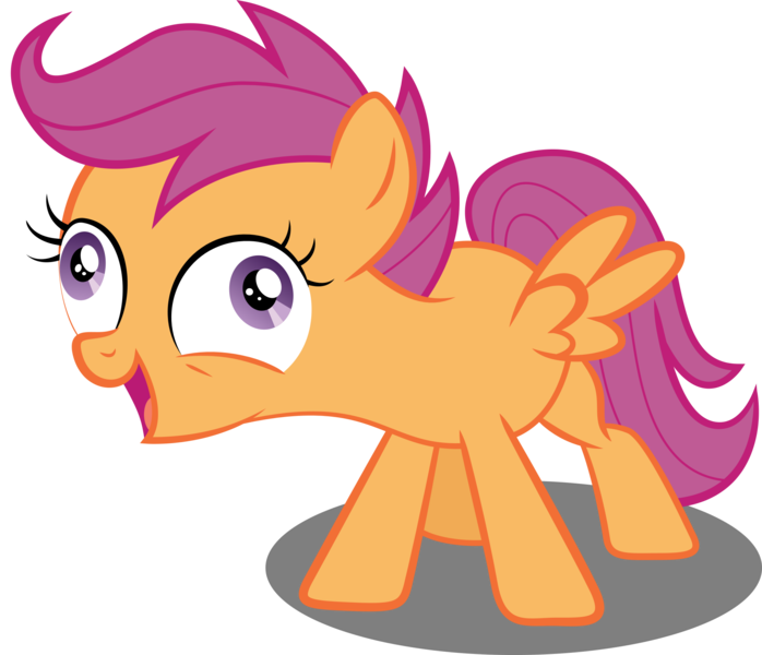 Size: 2000x1720 | Tagged: artist:spellboundcanvas, crazy face, derp, derpibooru import, exploitable meme, faic, i didn't listen, image macro, meme, newbie dash, safe, scootaloo, simple background, solo, transparent background, vector