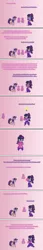 Size: 504x2907 | Tagged: safe, artist:verve, derpibooru import, sci-twi, twilight sparkle, twilight sparkle (alicorn), alicorn, genie, ain't never had friends like us, equestria girls, ask, bottle, comic, erlenmeyer flask, jewelry, levitation, magic, pixel art, shantae, telekinesis, tumblr, twolight