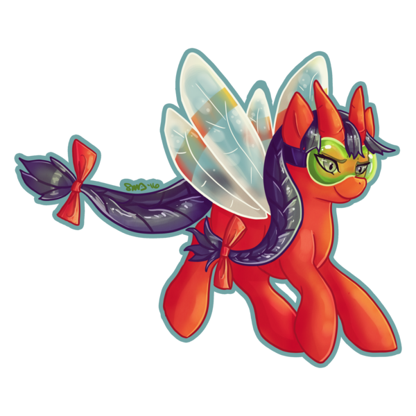 Size: 3000x3000 | Tagged: safe, artist:bean-sprouts, derpibooru import, ponified, pony, yanma, crossover, pokémon, simple background, solo, transparent background