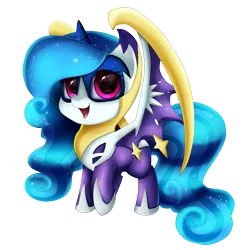 Size: 2366x2437 | Tagged: safe, artist:pridark, derpibooru import, ponified, lunala, pony, cute, pokémon, pokémon sun and moon, simple background, solo, transparent background