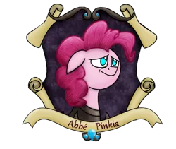 Size: 616x521 | Tagged: abbé faria, artist:stuflox, crossover, derpibooru import, pinkie faria, pinkie pie, safe, simple background, solo, the count of monte cristo, transparent background