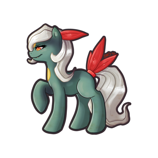 Size: 3000x3000 | Tagged: safe, artist:bean-sprouts, derpibooru import, ponified, pony, sneasel, crossover, pokémon, simple background, solo, transparent background