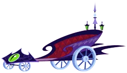 Size: 1639x947 | Tagged: castle creator, chariot, derpibooru import, luna's chariot, no pony, official, safe, simple background, solo, transparent background, vector, vehicle