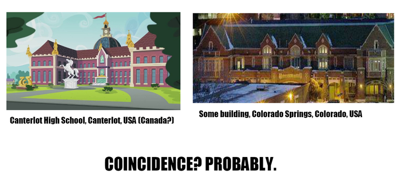 Size: 1181x542 | Tagged: safe, derpibooru import, equestria girls, canterlot high, coincidence, coincidence?!... probably, colorado, comparison, inspiration, irl, photo