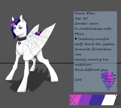 Size: 1024x910 | Tagged: safe, artist:maria-fly, derpibooru import, oc, oc:el'ka, unofficial characters only, pegasus, pony, reference sheet, solo
