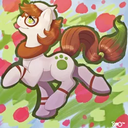 Size: 3000x3000 | Tagged: safe, artist:bean-sprouts, derpibooru import, ponified, pony, crossover, pokémon, smeargle, solo, tongue out