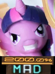Size: 1000x1350 | Tagged: safe, derpibooru import, edit, editor:watermelon changeling, twilight sparkle, twilight sparkle (alicorn), alicorn, pony, 200% mad, angry, caption, derp, doll, expand dong, exploitable meme, guardians of harmony, image macro, irl, meme, photo, rage, solo, toy
