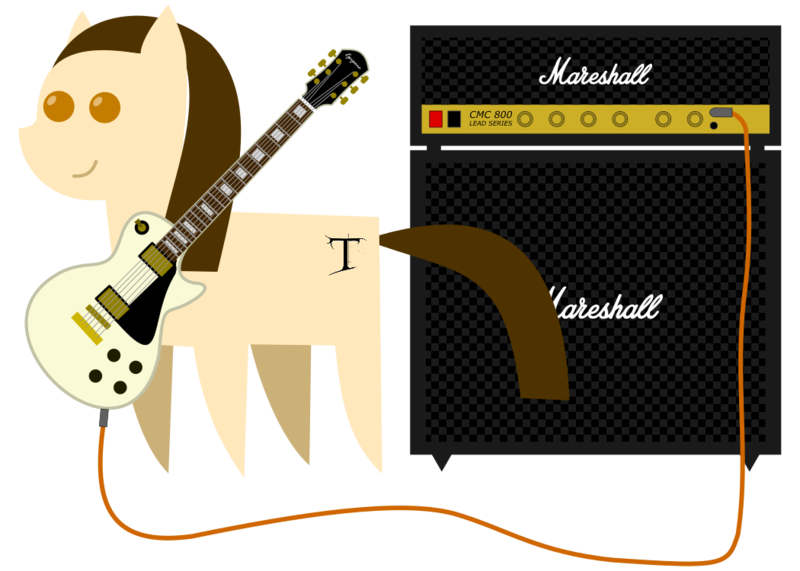 Size: 1050x750 | Tagged: safe, derpibooru import, oc, ponified, unofficial characters only, earth pony, pony, amplifier, electric guitar, guitar, heavy metal, matt smith (theocracy), musical instrument, pointy ponies, power metal, simple background, solo, theocracy