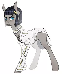 Size: 2026x2378 | Tagged: safe, artist:pellsya, derpibooru import, ponified, pony, bruno buccellati, jojo's bizarre adventure, solo, vento aureo