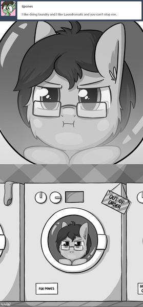 Size: 1920x4126 | Tagged: safe, artist:dsp2003, derpibooru import, oc, oc:tjpones, unofficial characters only, earth pony, pony, absurd resolution, comic, i can't believe it's not tjpones, laundromat, male, style emulation, tumblr