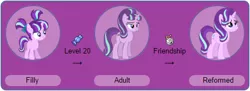 Size: 455x165 | Tagged: derpibooru import, evolution, evolution chart, female, filly, filly starlight glimmer, pokémon, safe, starlight glimmer, younger