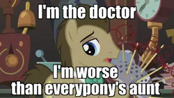 Size: 1920x1080 | Tagged: safe, derpibooru import, edit, edited screencap, screencap, doctor whooves, time turner, pony, slice of life (episode), caption, doctor who, image macro, male, matt smith, meme, solo, stallion, text