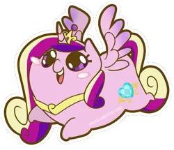 Size: 581x500 | Tagged: artist:coggler, artist:frog&cog, artist:gopherfrog, blushing, chubbie, cute, cutedance, derpibooru import, flying, open mouth, princess cadance, safe, simple background, solo, transparent background