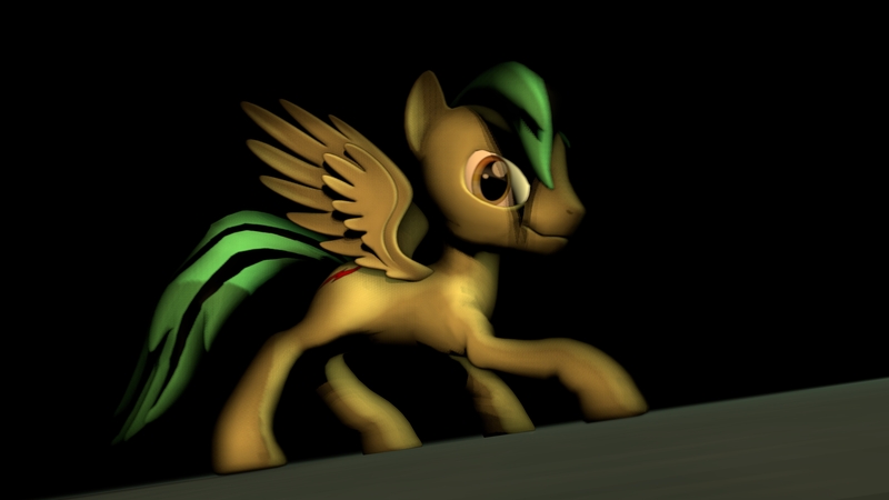 Size: 5000x2812 | Tagged: safe, artist:rayana rezaque, artist:thunderdash454, derpibooru import, oc, oc:thunderdash(454), unofficial characters only, pegasus, pony, 3d, absurd resolution, solo, source filmmaker