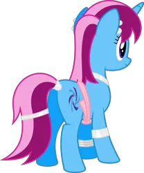 Size: 6400x7697 | Tagged: absurd resolution, ain't never had friends like us, alicorn, armband, artist:parclytaxel, bracelet, butt, collar, cutie mark, derpibooru import, ear piercing, earring, genie, genie pony, jewelry, oc, oc:parcly taxel, piercing, plot, saddle arabia, safe, shantae, simple background, smiling, solo, .svg available, tail wrap, transparent background, unofficial characters only, vector, waistband, wingless