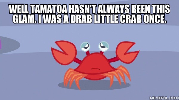 Caption Crab Derpibooru Import Disney Edit Edited Screencap Image Macro Meme Moana Ppov Safe Screencap Shiny Song Tamatoa Text Twibooru