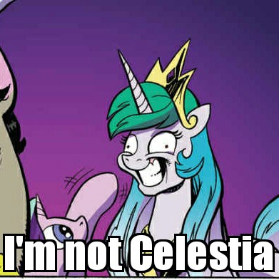 Size: 391x393 | Tagged: safe, artist:andypriceart, derpibooru import, idw, accord, discord, princess celestia, starlight glimmer, alicorn, pony, unicorn, chaos theory (arc), spoiler:comic, spoiler:comic50, accord (arc), boop, conclusion: and chaos into the order came, gradient background, grin, i'm not stu, rugrats, shrunken pupils, smiling, stepford smiler, waving, wide eyes