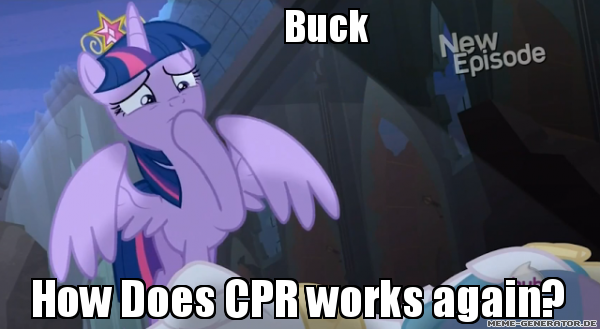 Size: 600x329 | Tagged: safe, artist:doc rainbow, derpibooru import, edit, edited screencap, screencap, princess celestia, twilight sparkle, twilight sparkle (alicorn), alicorn, pony, princess twilight sparkle (episode), caption, cpr, element of magic, grammar error, image macro, meme, raised hoof, text