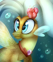 Size: 1363x1585 | Tagged: artist:starchasesketches, derpibooru import, my little pony: the movie, princess skystar, safe, seapony (g4), solo, that was fast, underwater