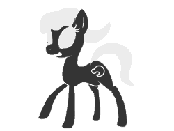 Size: 640x480 | Tagged: safe, artist:cleverderpy, derpibooru import, oc, oc:maren watch, unofficial characters only, earth pony, pony, animated, gif, mr. game & watch, simple background, solo, transparent background