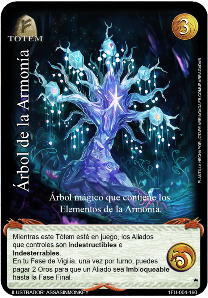 Size: 709x1016 | Tagged: artist:assasinmonkey, card, card game, ccg, derpibooru import, edit, element of generosity, element of honesty, element of kindness, element of laughter, element of loyalty, element of magic, elements of harmony, game, mitos y leyendas tcg, mystery box of plot importance, myths and legends tcg, princess twilight sparkle (episode), safe, spanish, tcg, trading card, trading card edit, trading card game, tree of harmony