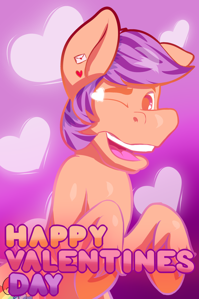 Size: 2000x3000 | Tagged: artist:bowlingfailure14, derpibooru import, happy valentines day, heart, holiday, oc, oc:pastel palette, safe, solo, unofficial characters only, valentine's day