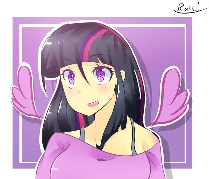 Size: 1400x1200 | Tagged: alicorn, artist:papibabidi, clothes, derpibooru import, floating wings, human, humanized, safe, solo, twilight sparkle, twilight sparkle (alicorn), winged humanization, wings