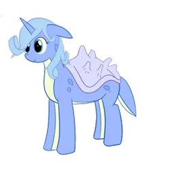 Size: 420x420 | Tagged: safe, artist:iocainepower, derpibooru import, lapras, pony, crossover, floppy ears, pokémon, simple background, smiling, solo, transparent background