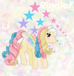 Size: 440x449 | Tagged: artist:kawaii-doremi-chan, derpibooru import, g1, rainbow curl pony, ringlet (g1 rainbow curl), safe, solo