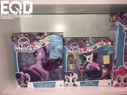 Size: 1200x900 | Tagged: safe, derpibooru import, pinkie pie, rarity, twilight sparkle, twilight sparkle (alicorn), alicorn, pony, seapony (g4), equestria daily, my little pony: the movie, glitter & style seapony, irl, package, photo, playset, seaponified, seapony rarity, seapony twilight, species swap, toy, toy fair, toy fair 2017, undersea spa