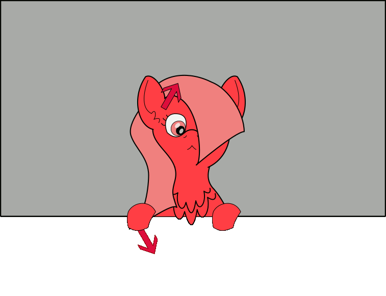 Size: 757x581 | Tagged: safe, artist:planetkiller, derpibooru import, oc, oc:downvote, ponified, unofficial characters only, earth pony, pony, derpibooru, :<, animated, bust, chest fluff, cute, derpibooru ponified, downvote's downvotes, eye shimmer, female, gif, gray background, hair over one eye, hoof hold, leaning, looking at you, looking down, mare, meta, ocbetes, sad, simple background, sniffing, solo
