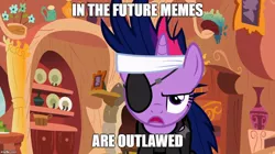 Size: 888x499 | Tagged: caption, derpibooru import, edit, edited screencap, future twilight, image macro, in the future, it's about time, meme, safe, screencap, solo, text, twilight sparkle